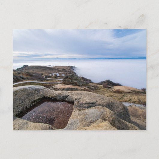 マケドニア・プリレップのトレスカベック修道院から眺める ポストカード (正面)