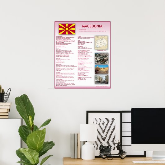 マケドニア ポスター (ホームオフィス)
