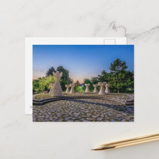 マケドニア・ポストカードの未破、プリレップのマウンド ポストカード (正面/裏面インサイチュ)