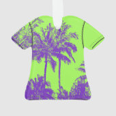 マケナビーチハワイアンスケッチリーパームズアロハシャツ オーナメント (裏面)