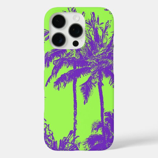 マケナビーチハワイアンスケッチリーパームズライム Case-Mate iPhoneケース (裏面)