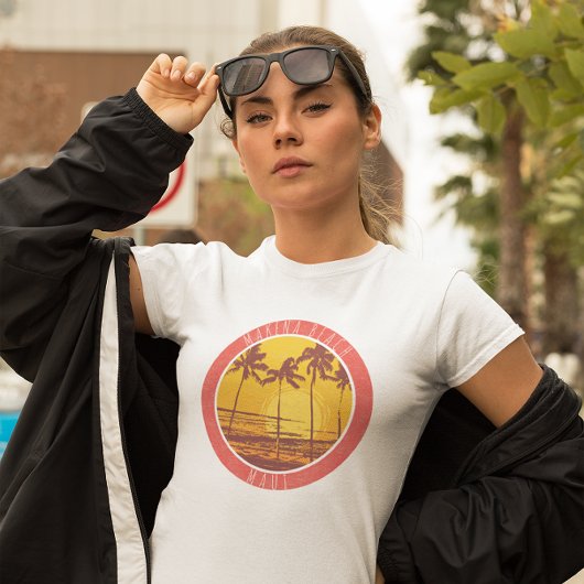 マケナビーチマウイヴィンテージビーチサンライズサーフ Tシャツ