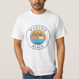 マケナビーチ、マウイ島 クラシックスタイル Tシャツ