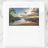 マケナビーチ | Makena Cove 長方形シール (バッグ)