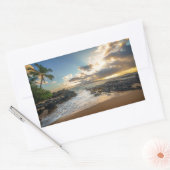 マケナビーチ | Makena Cove 長方形シール (封筒)