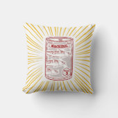 マケラタン魚 クッション (正面)