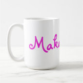 「マケラ」、モルモットやパンジーの名前。 コーヒーマグカップ (左)