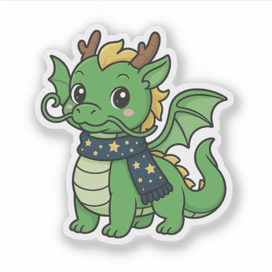 マケロンの森の龍 シール (正面)