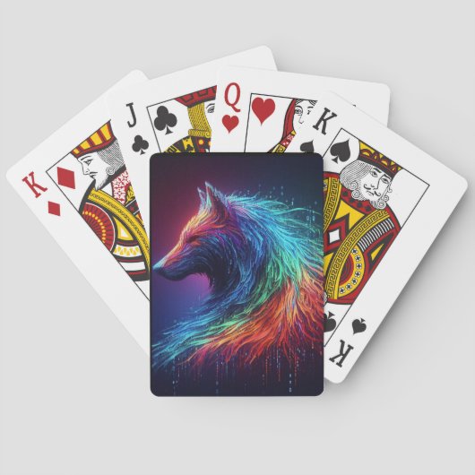 マゲスティックオオカミ トランプ (裏面)