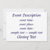 マゲンザイン 招待状 (裏面)