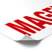 マゲンダビッドアドムライト ポスター (角)