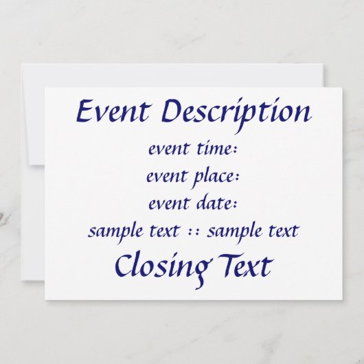 マゲンダレ 招待状 (裏面)