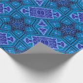 マゲンマディブルーと紫 ラッピングペーパー (角)