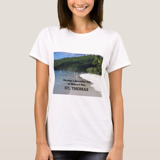 マゲン湾で美しい一日を… Tシャツ (正面)