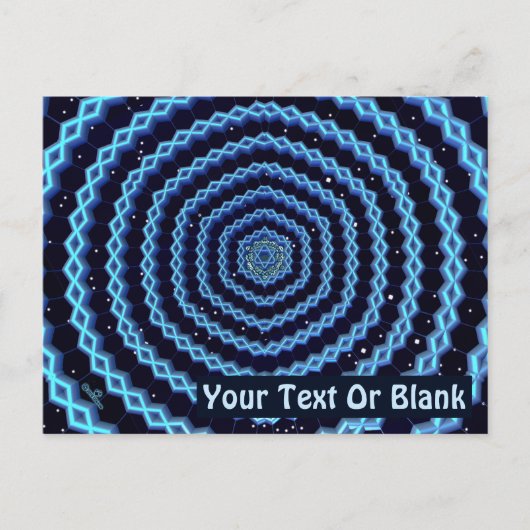 マゲン・ダビデとダイヤモンド ポストカード (正面)