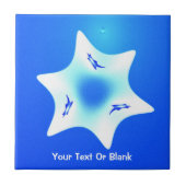 マゲン・ラヴァン(ホワイトスター) タイル (正面)