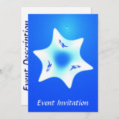 マゲン・ラヴァン（ホワイトスター） 招待状 (正面/裏面)