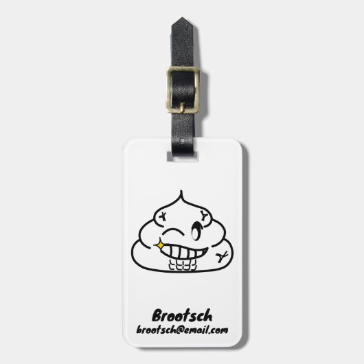 マコウンチ – ブロッチュザプー ラゲッジタグ (正面縦)