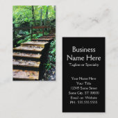 マコケタケイブズ州パーク階段 名刺 (正面/裏面)