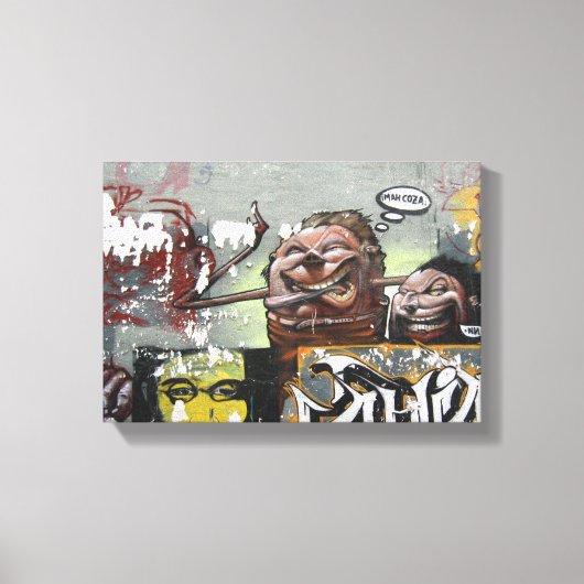 マコザグラフティ独身のプリント キャンバスプリント (正面)