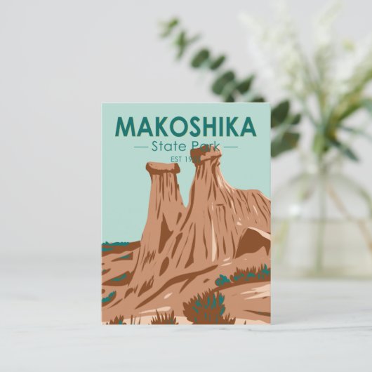 マコシカ州パークモンタナヴィンテージ ポストカード (スタンド正面)