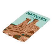 マコシカ州パークモンタナヴィンテージ マグネット (左側)