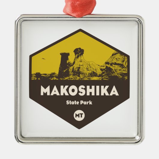 マコシカ州立公園（モンタナ州） メタルオーナメント (正面)