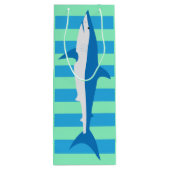 マコシャークストライプのワインバッグ ワインギフトバッグ (裏面)