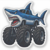 マコシャークモンスタートラック シール (正面)