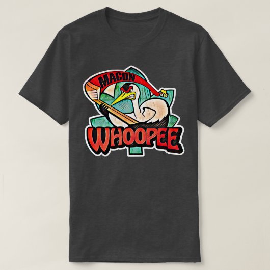 マコンウーピーホッケー Tシャツ (デザイン正面)