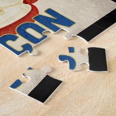 マコングルジアアップル – ヴィンテージトラベル ジグソーパズル (側面)