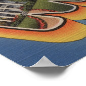 マコン、グルジア大文字シーンマコン、GA ポスター (角)