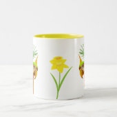 マコーとパーム葉の ツートーンマグカップ (中央)