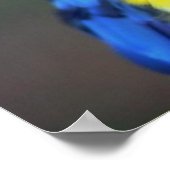 マコーオウム鳥の壁ポスター壁画 ポスター (角)