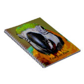 マコーオウム鳥アート動物ノート ノートブック (右側)