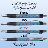 マコーオウム、トロピカルバードサファリアニマルブルー🦜 ボールペン