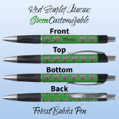 マコーオウム、トロピカルバードサファリ動物の緑 ボールペン