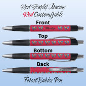 マコーオウム、トロピカルバードサファリ動物レッド🦜 ボールペン