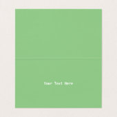 マコーカラフルパロットグリーン離れシーズレッドビーク 名刺 (内部フラット)