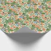 マコージャングルトロピカルウォーター色 ラッピングペーパー (角)