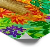 マコーパロットジャングルウォーター絵画カラーのポスター ポスター (角)