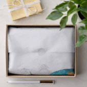 マコーパロットブルーオレンジユーカリプトゥスウォーターカラー 薄葉紙 (ギフト)