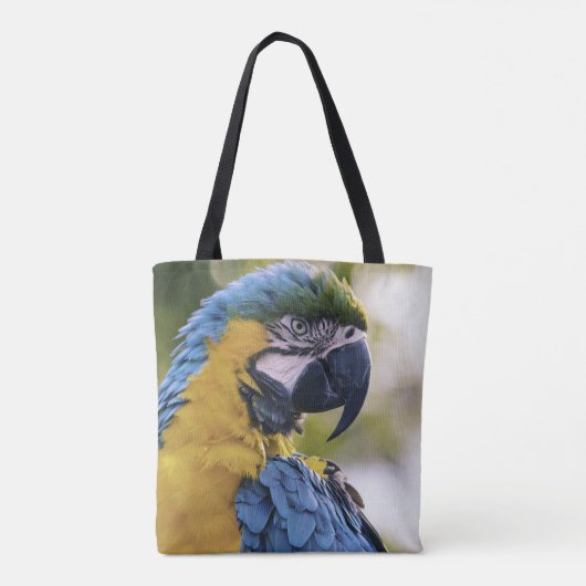 マコーパロットプロファイルポートレート写真 トートバッグ (裏面)