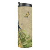 マコーブルーイエロートロピカルジャングルアンティーク タンブラー (回転右)