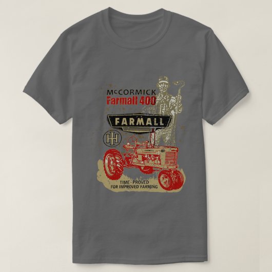 マコーミックトラクター400モデル Tシャツ (デザイン正面)