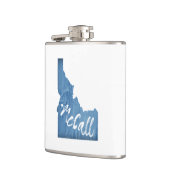 マコール アイダホ州 ウッド グレイン フラスク (左)