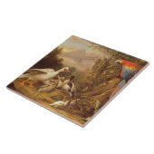 マコー，アヒル，パロット，その他の陸地の鳥 タイル (側面)