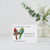 マコー・パロッツ・バードズ・ビジネスカード 名刺 (スタンド正面)