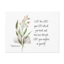 マコ12:30-31 愛しなさい 主なる神を