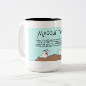 マゴット離婚 ツートーンマグカップ (正面左)